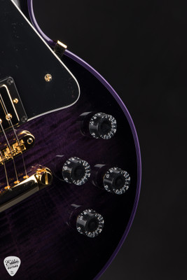 Gibson Custom Shop Made 2 Measure Les Paul Custom Figured Purple Widow Electric Guitar