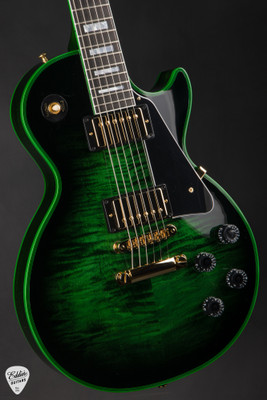 2026 Gibson Custom Shop Made 2 Measure Les Paul Custom Figured Green Widow Electric Guitar