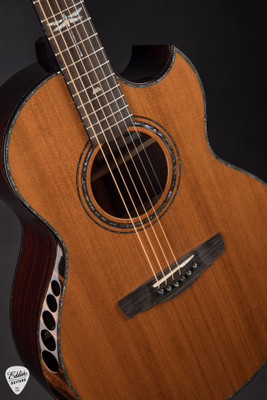 Kevin Ryan Signature Series Nightingale Grand Soloist Acoustic Guitar with Lucky Strike Redwood and Bois de Rose