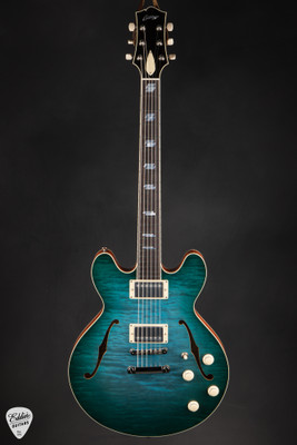 Collings I 35 Deluxe Mermaid Blue Electric Guitar