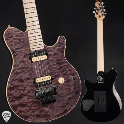 Ernie Ball Music Man Limited Edition 30th Anniversary Axis Translucent Black  Electric Guitar