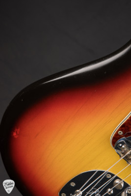 1966 Fender Jaguar 3 Tone Sunburst Electric Guitar