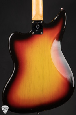 1966 Fender Jaguar 3 Tone Sunburst Electric Guitar