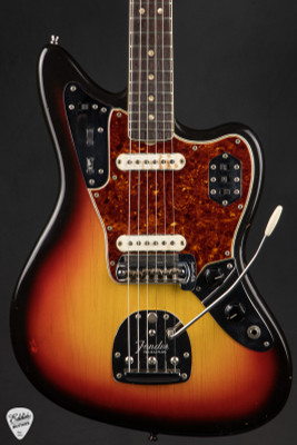 1966 Fender Jaguar 3 Tone Sunburst Electric Guitar