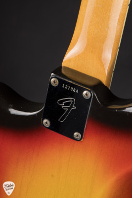 1966 Fender Jaguar 3 Tone Sunburst Electric Guitar
