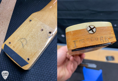 1966 Fender Jaguar Neck Stamp