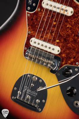 1966 Fender Jaguar 3 Tone Sunburst Electric Guitar