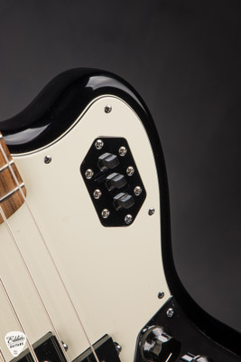 2014 Fender American Standard Jaguar Bass Black Bass Guitar