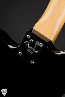 2014 Fender American Standard Jaguar Bass Black Bass Guitar