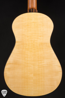 2024 Rye Bear Super Parlour Acoustic Guitar with Engelmann Spruce & Flamed Satinbox
