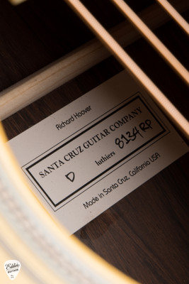 Santa Cruz Tony Rice Professional Acoustic Guitar with German Spruce & Brazilian Rosewood