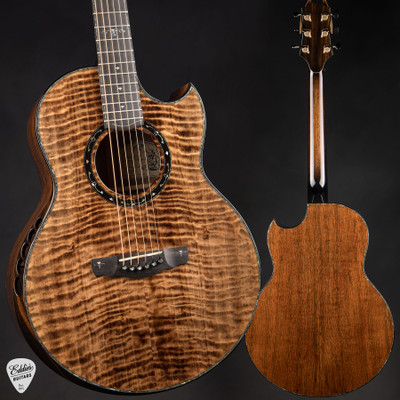 2025 Kevin Ryan Paradiso Grand Concert Acoustic Guitar with Quilted Port Orford Cedar and Tasmanian Tiger Myrtle