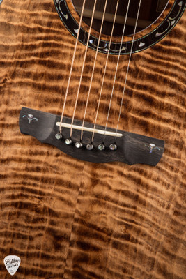 2025 Kevin Ryan Paradiso Grand Concert Acoustic Guitar with Quilted Port Orford Cedar and Tasmanian Tiger Myrtle