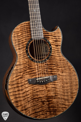 2025 Kevin Ryan Paradiso Grand Concert Acoustic Guitar with Quilted Port Orford Cedar and Tasmanian Tiger Myrtle