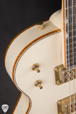 2023 Gretsch Custom Shop Masterbuilt G6134 Penguin Relic White Electric Guitar