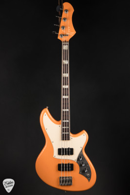 Novo Ivorus Bass Creamsicle electric guitar