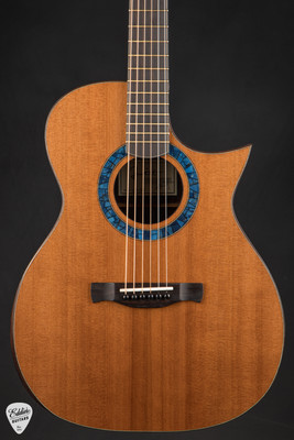 Jeff Jewitt OM-CMT Matt Thomas Signature Acoustic guitar with Tunnel 13 Redwood & Cocobolo
