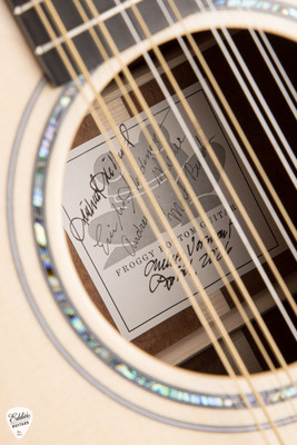 Froggy Bottom Model K Deluxe 12 String Acoustic Guitar with German Spruce and 5A Quilted Sapele