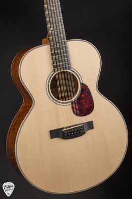 Froggy Bottom Model K Deluxe 12 String Acoustic Guitar with German Spruce and 5A Quilted Sapele