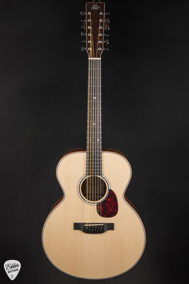 Froggy Bottom Model K Deluxe 12 String Acoustic Guitar with German Spruce and 5A Quilted Sapele