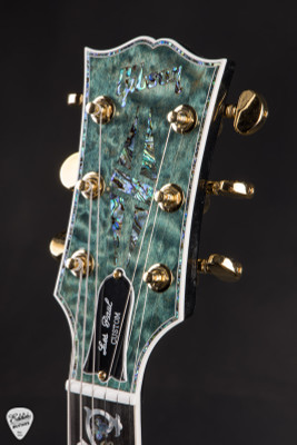 Gibson Custom Shop PSL Les Paul Ultima 5A Tree of Life Nordic Blue Electric Guitar