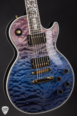 Gibson Custom Shop PSL Les Paul Ultima 5A Tree of Life Transparent Geode Electric Guitar