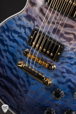 Gibson Custom Shop PSL Les Paul Ultima 5A Tree of Life Transparent Geode Electric Guitar