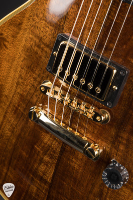 Gibson Custom Shop Dealer Select 1968 Les Paul Custom Reissue Koa Natural Electric Guitar