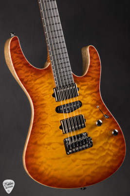 Suhr Modern Quilt Maple & Black Limba - Honey Burst #83100