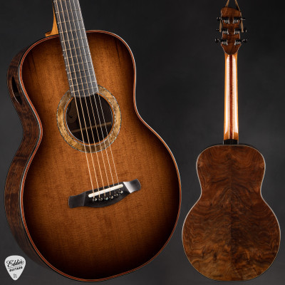 Irvin SP Signature Parlor Acoustic Guitar with Boswell Lost Tunnel Redwood and Claro Walnut