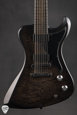Dunable R2 7 String Distressed Black Burst Electric Guitar