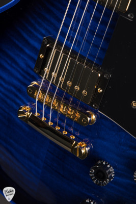 Gibson Custom Shop Dealer Select Les Paul Custom Figured Blue Widow Electric Guitar