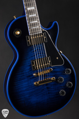 Gibson Custom Shop Dealer Select Les Paul Custom Figured Blue Widow Electric Guitar