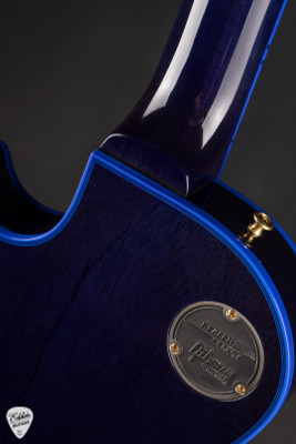 Gibson Custom Shop Dealer Select Les Paul Custom Figured Blue Widow Electric Guitar