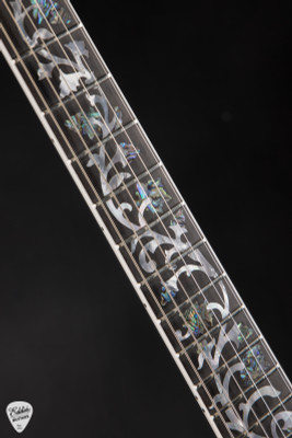 Gibson Custom Shop Dealer Select Les Paul Ultima 5A Tree of Life Nordic Blue Electric Guitar