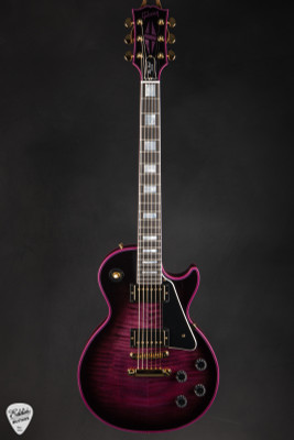 Gibson Custom Shop Dealer Select Les Paul Figured Gloss Pink Widow Electric Guitar