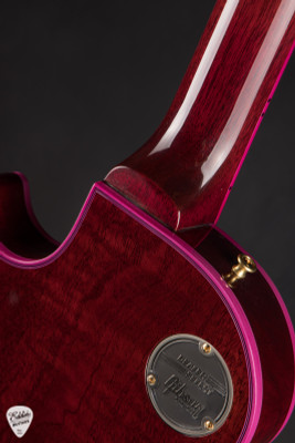 Gibson Custom Shop Dealer Select Les Paul Figured Gloss Pink Widow Electric Guitar