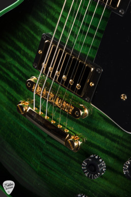 Gibson Custom Shop Dealer Select Les Paul Figured Green Widow Burst Electric Guitar