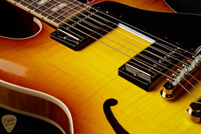 2023 - Gibson Custom Shop PSL '64 ES-335 Figured Reissue Gloss Golden Poppy Burst 7.15 #131451