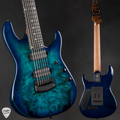 Ernie Ball Music Man Jason Richardson 7 String Cutlass HT Water Temple Electric Guitar