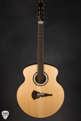 Klein and Kauffman Model 457 Black Beauty Acoustic Guitar with German Spruce and African Blackwood
