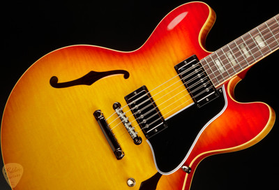 2023 - Gibson Custom Shop PSL '64 ES-335 Figured Reissue Gloss Abilene Sunset Burst 7.10 #131448
