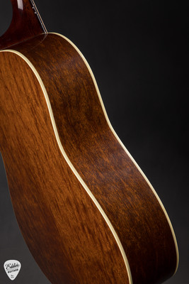 Kevin Kopp K-35 Sunburst Acoustic Guitar with Tunnel Redwood and Jaguar Figured Mahogany