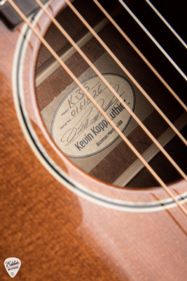 Kevin Kopp K-35 Sunburst Acoustic Guitar with Tunnel Redwood and Jaguar Figured Mahogany