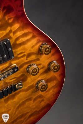 PRS Eddies Guitars Wood Library McCarty 594 Singlecut Swamp Ash Figured Maple Neck Dark Cherry Sunburst Electric Guitar