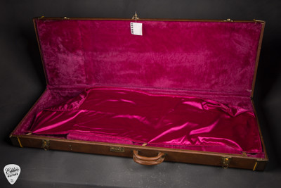 Open Hardshell Case for 1991 Gibson Firebird V Cardinal Red Electric Guitar