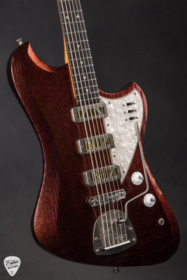 Novo Voltur B6 Custom Root Beer Sparkle Electric Bass