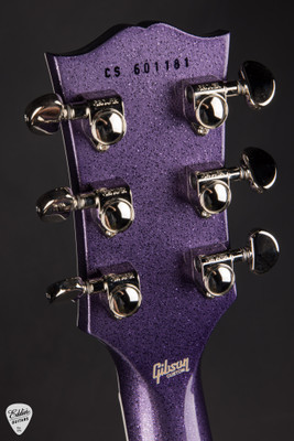 Gibson Custom Shop Dealer Select Les Paul Custom Gloss Purple Sparkle Electric Guitar