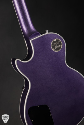 Gibson Custom Shop Dealer Select Les Paul Custom Gloss Purple Sparkle Electric Guitar