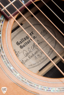 Gallagher Queen of Hearts GC70 Acoustic Guitar with Western Red Cedar and African Blackwood